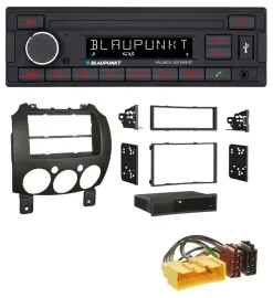 Blaupunkt DAB MP3 Bluetooth USB Autoradio für Mazda 2 (ab 2007)