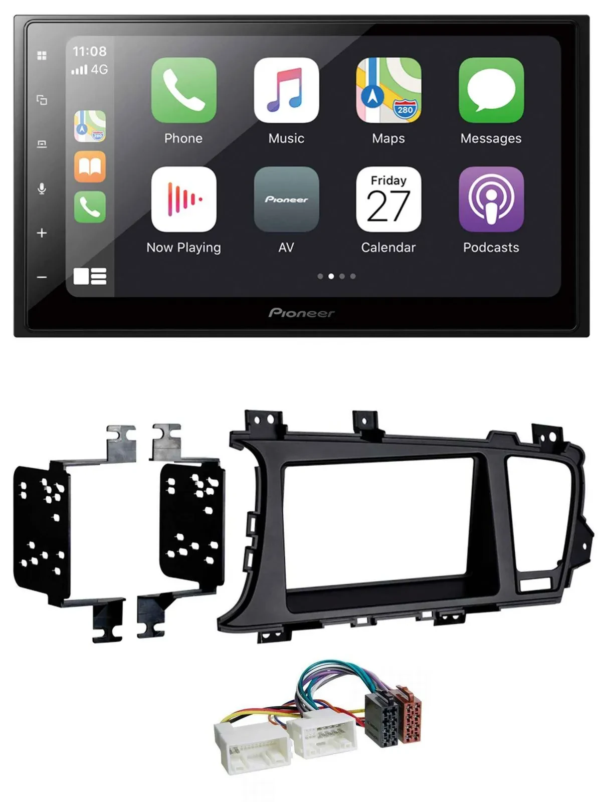 Автомагнитола для Kia Optima (с 2012) Pioneer Bluetooth DAB 2DIN USB MP3