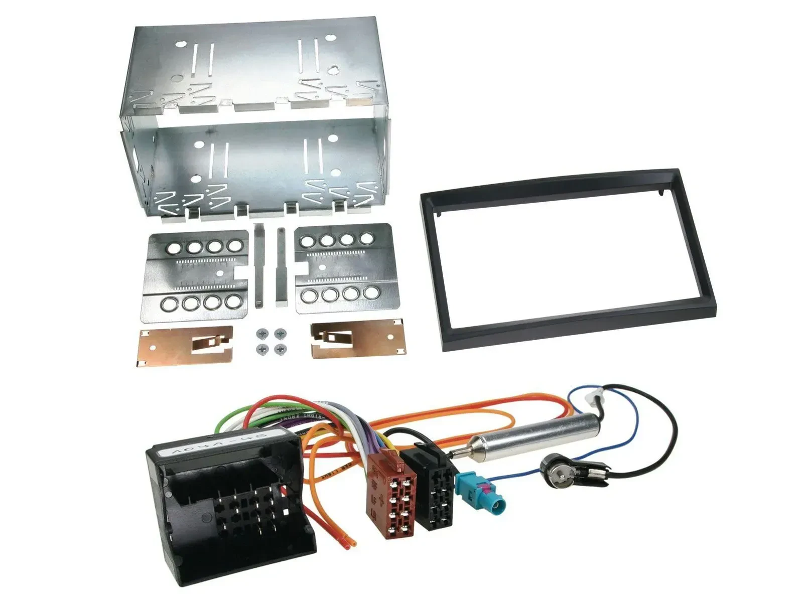 Einbauset Doppel DIN Autoradio für Citroen Berlingo C2 C3 Jumpy Profi schwarz