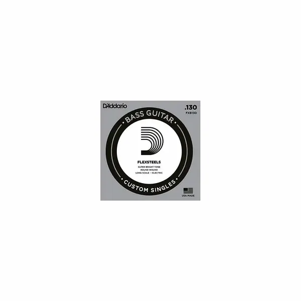 Струна одиночная D'Addario FXB130 Flex Steels 130