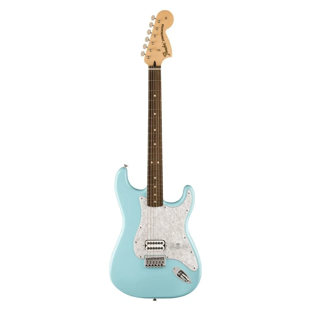 Fender Limited Edition Tom Delonge Stratocaster Electric Guitar (Daphne Blue)