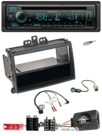 Автомагнитола Kenwood Bluetooth DAB CD USB, управление с руля, для Hyundai i20 (2009–2011), черный