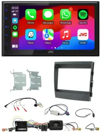 Автомагнитола для Porsche Panamera JVC 2DIN Bluetooth, USB, DAB (2009–2016)