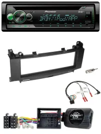 Автомагнитола для Mercedes A‑Class 05–12, B‑Class 05 Pioneer USB, MP3, DAB, CD, поддержка кнопок на руле