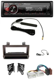 Автомагнитола для Hyundai Sonata (с 2009) Pioneer 1DIN DAB MP3 USB AUX тёмно-коричневый металлик