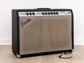 1976 Fender Vibrolux Reverb Silverface Vintage Tube Amp 2x10 w/ CTS Alnico, Ftsw