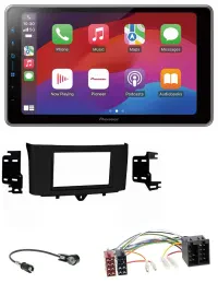 Pioneer MP3 USB DAB Bluetooth 2DIN Autoradio für Smart ForTwo 10-15 ISO Profiver