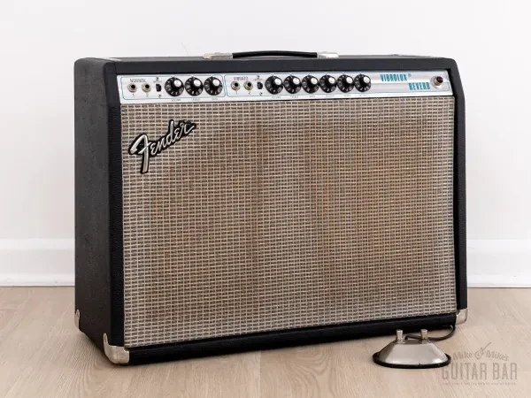 1976 Fender Vibrolux Reverb Silverface Vintage Tube Amp 2x10 w/ CTS Alnico, Ftsw