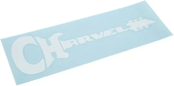 Charvel Guitars Die-Cut Sticker, White, 099-4887-001