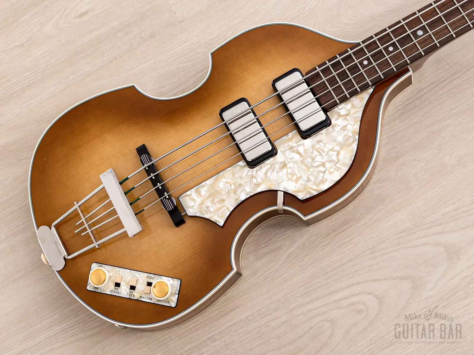 2020 Hofner Violin Bass Cavern ‘61 H500/1-61-0, Mint w/ Case, German-Made