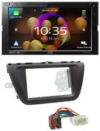 JVC DAB MP3 2DIN Bluetooth USB Autoradio für Suzuki SX4 (ab 2013)