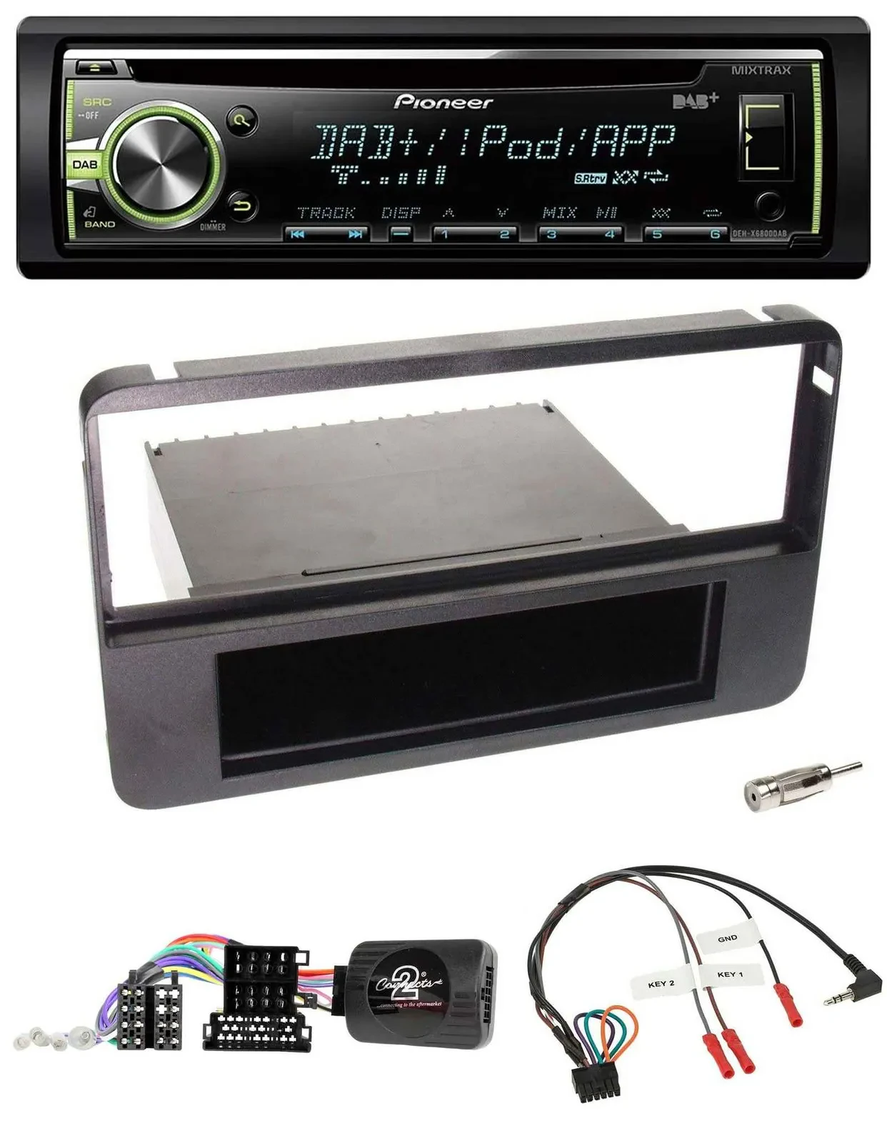 Pioneer DAB USB MP3 Lenkrad CD Autoradio für Alfa 159 Brera Spider