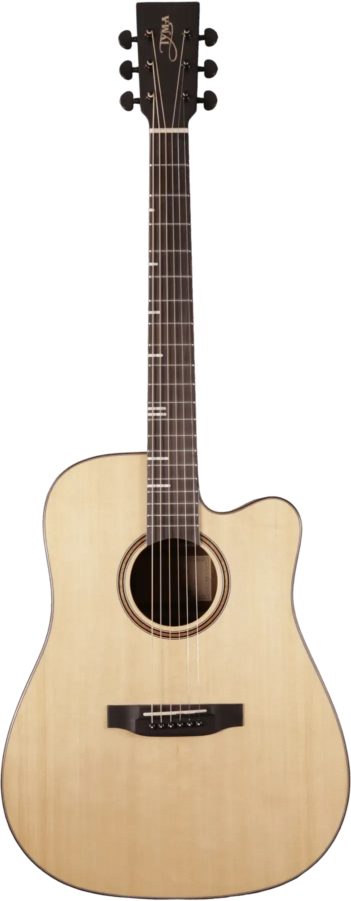 Акустическая гитара Tyma HDC-350S Dreadnought Cutaway Natural с чехлом