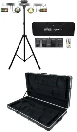 Chauvet GigBar 2.0 DMX LED 4-In-1 Light FX Bar w/Tripod+Footswitch+Remote+Case