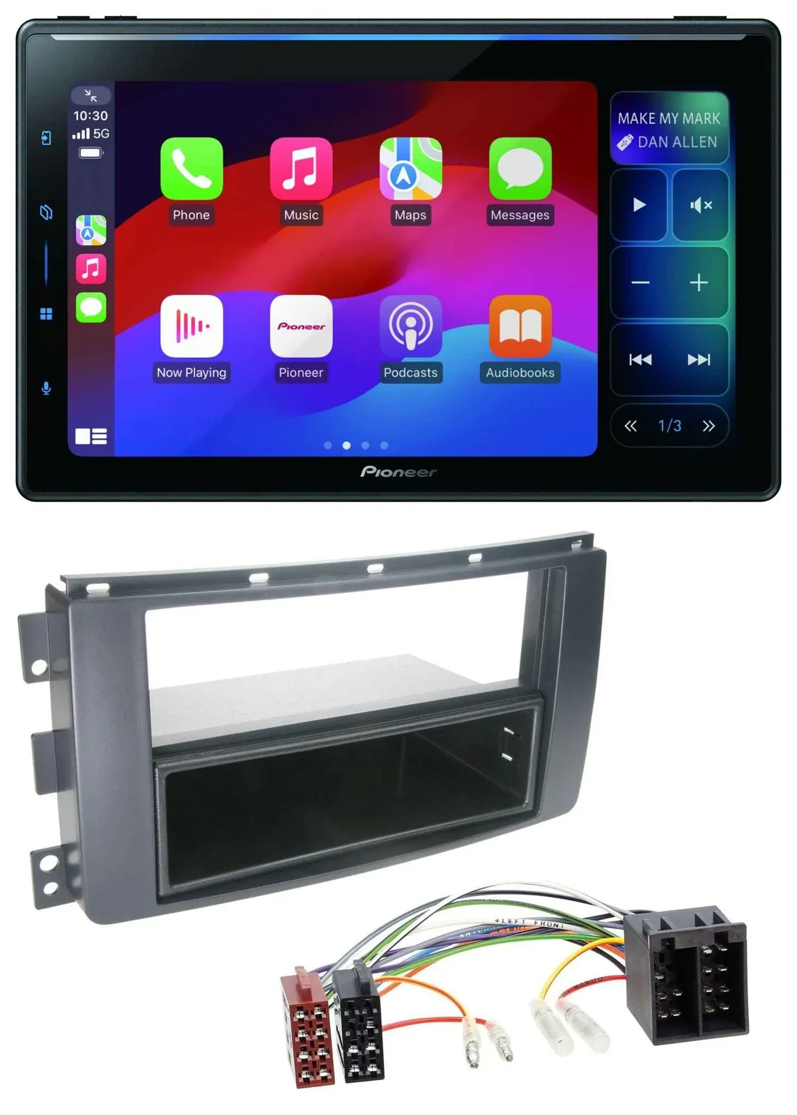 Pioneer Bluetooth DAB MP3 USB Autoradio für Smart ForFour 454 ForTwo 451 ISO