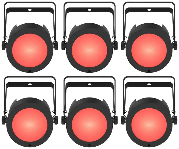 Светодиодный прибор Chauvet DJ COREpar Q60 ILS 60w RGBA COB LED D-Fi USB DMX (6 штук)