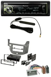 Pioneer MP3 USB CD DAB AUX Autoradio für Honda Jazz (ab 2009) - silber