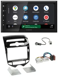 Kenwood DAB Bluetooth USB MP3 2DIN Autoradio für Hyundai ix20 ab 10 autom. Klima