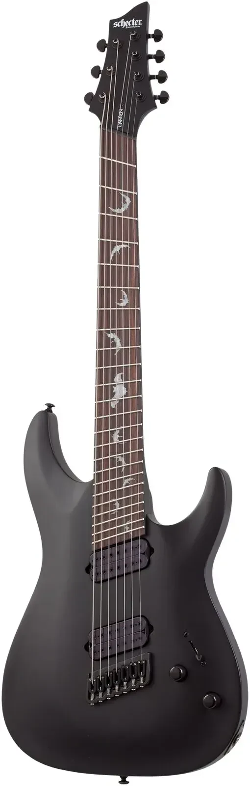 Б/У Электрогитара Schecter Damien 7 Multiscale SBK 7-струнная