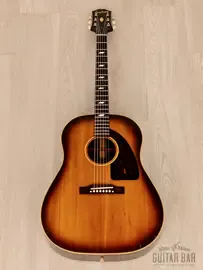 Акустическая гитара Epiphone Texan Vintage Dreadnought Acoustic Guitar Sunburst, Jim Root-Owned 1961