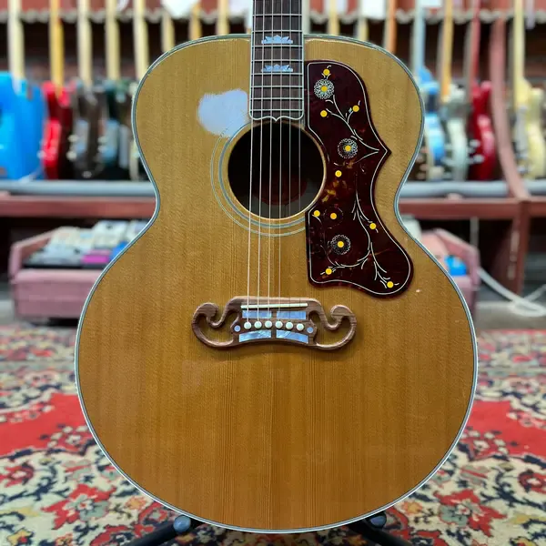 Электроакустическая гитара Gibson J-200 Standard Natural USA 2004 w/Case