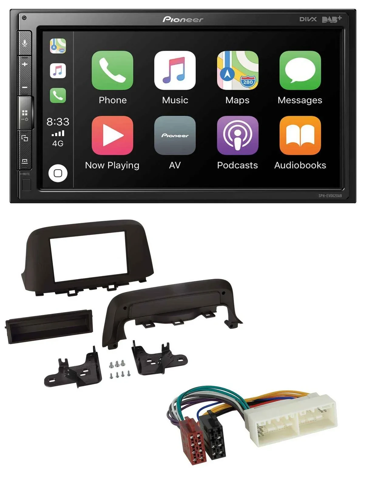 Автомагнитола для Hyundai Kona Pioneer 2DIN USB MP3 DAB Bluetooth