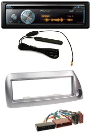 Автомагнитола Pioneer CD/USB/Bluetooth/DAB, MP3, для Ford Ka (до 2008), серебристый металлик