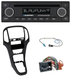 Blaupunkt MP3 Bluetooth DAB CD USB Autoradio für Opel Astra J ab 2009 Perl schwa