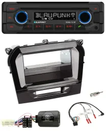 Blaupunkt Lenkrad MP3 CD Bluetooth USB Autoradio für Suzuki Vitara ab 2015 piano