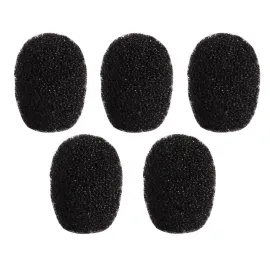 Shure Windscreens for TL/TH Twinplex Microphone, Black, 5-Pack #RPM40WS/B