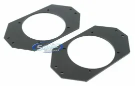 2) Metra 82-1012 4" inch Speaker Adapter Kit for 1997-2006 Jeep Wrangler (pair)