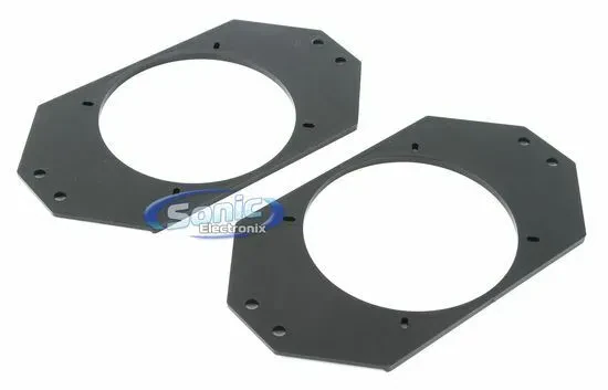 2) Metra 82-1012 4" inch Speaker Adapter Kit for 1997-2006 Jeep Wrangler (pair)