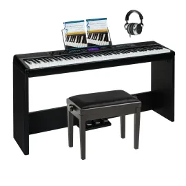 Fame SP-5 Stage Piano Set, 88 Tasten Hammermechanik, inkl. Ständer, geschlossene