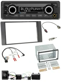 Blaupunkt Bluetooth DAB Lenkrad USB Autoradio für Ford Kuga 2008-2012 anthrazit