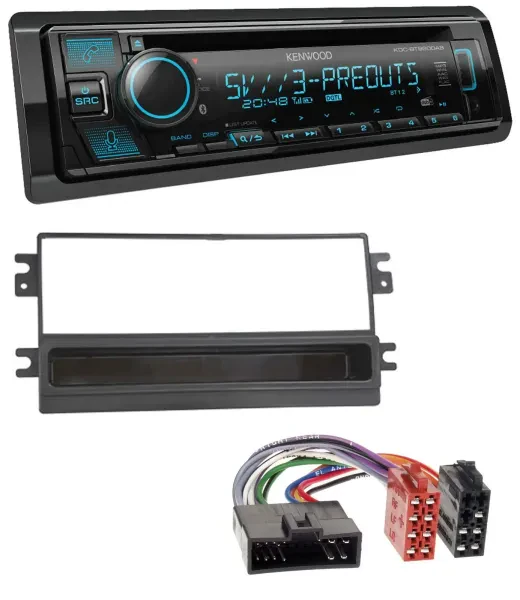 Kenwood Bluetooth USB CD MP3 DAB Autoradio für Kia Clarus Carens FL Carnival Spo