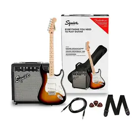 Электрогитара Squier Stratocaster LE Guitar Pack With Squier Frontman 10G Amp 3-Color Sunburst