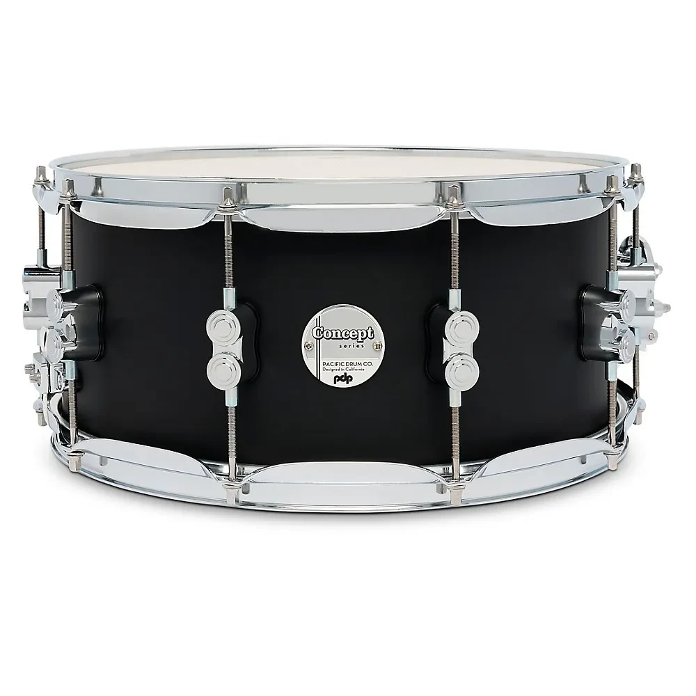 Б/У малый барабан PDP by DW Concept Series Maple 14" x 6.5", черный сатин, фурнитура хром