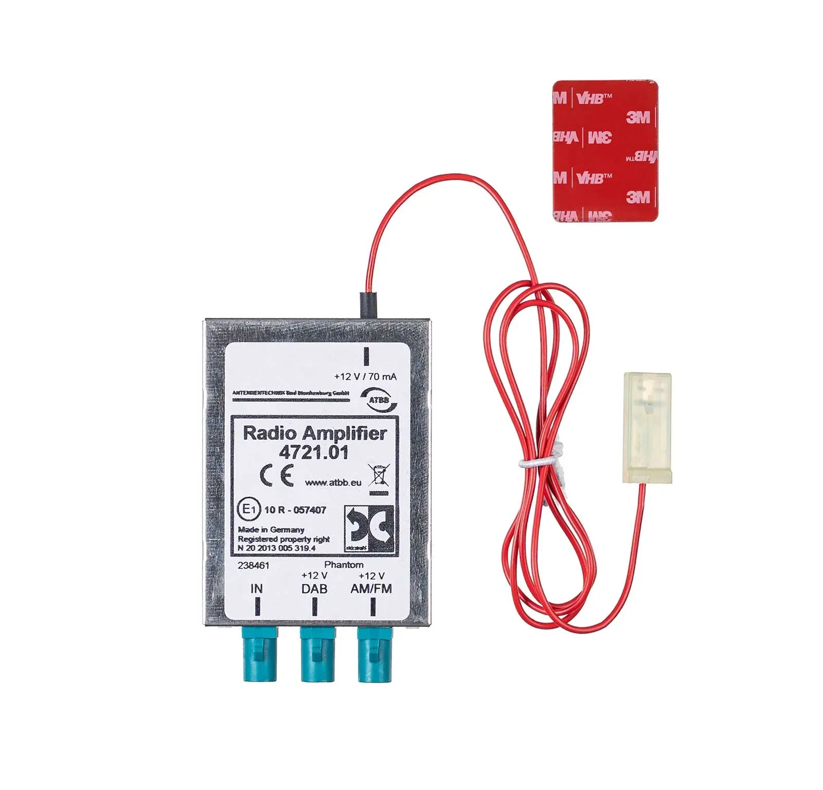 Antenne Bad Blankenburg Rundfunkverstärker Splitter FM/AM DAB FAKRA 4721.01