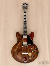 Полуакустическая электрогитара Gibson ES-355 TDW Walnut Custom Ordered Super 400 Inlay USA 1978 w/Case & Hangtags