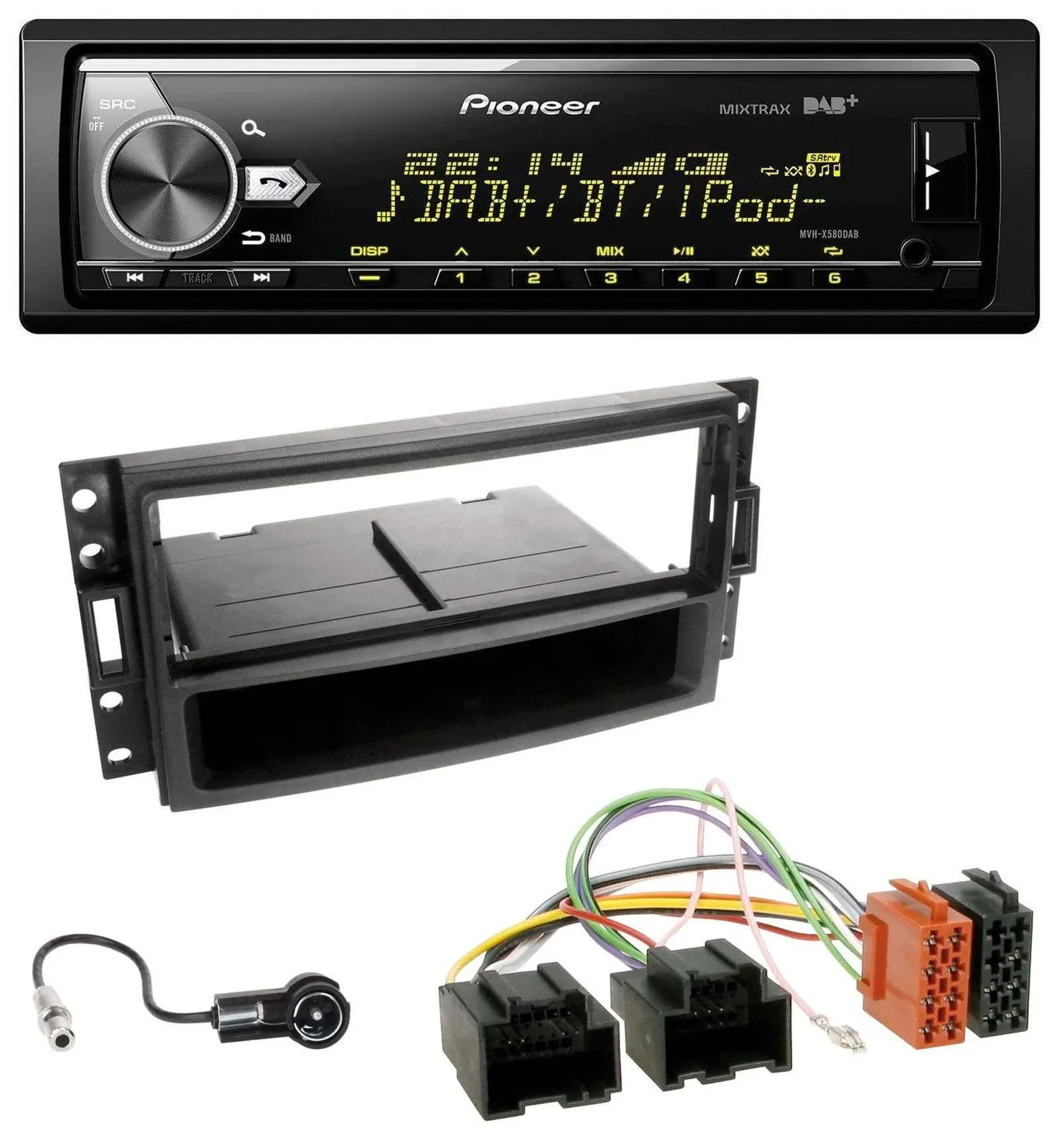 Pioneer Bluetooth USB DAB MP3 Autoradio für Chevrolet Corvette Uplander 05-13