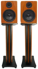 Активный студийный монитор Rockville APM6C Wood со стойкой (пара)