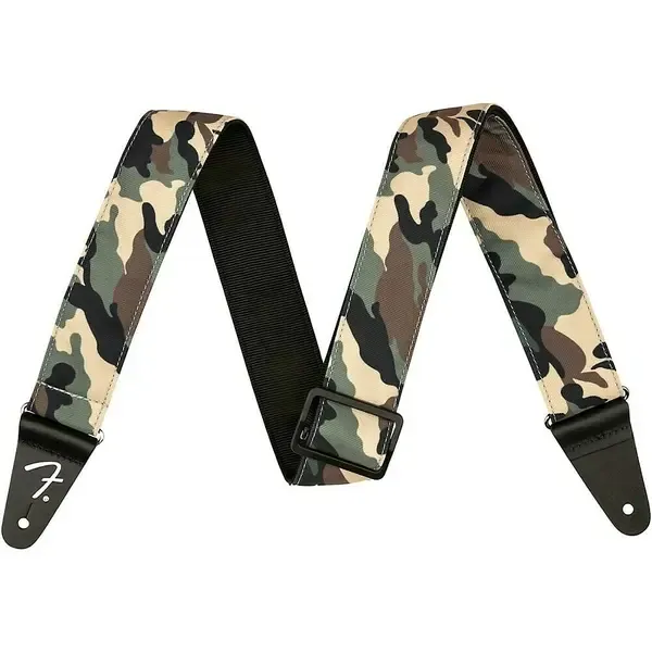 Ремень для гитары Fender 2" Camouflage Guitar Strap Woodland Camouflage