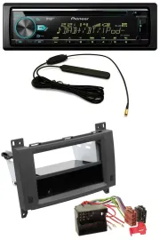 Pioneer CD MP3 AUX DAB USB Autoradio für Mercedes A- B-Klasse Vito rubbertouch-s