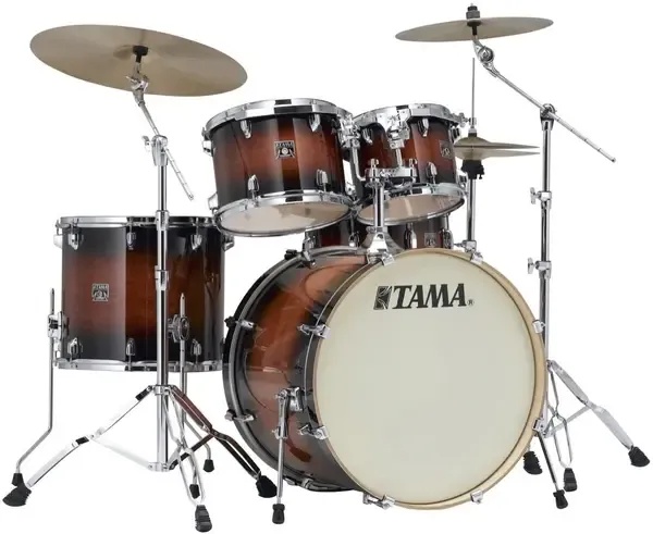 Ударная установка акустическая Tama Superstar Classic 5-Piece Lacquer Maple Drum Shell Pack, Mahogany Burst