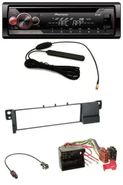 Pioneer CD USB AUX DAB MP3 Autoradio für BMW 3er E46 (Quadlock)