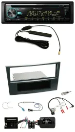 Автомагнитола Pioneer DAB, CD/MP3, USB для Opel Corsa D (2006–2008), поддержка управления на руле, черная