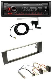 Автомагнитола Pioneer DAB, USB, MP3, Bluetooth для Audi A3 (8P, 2003–2006), ISO