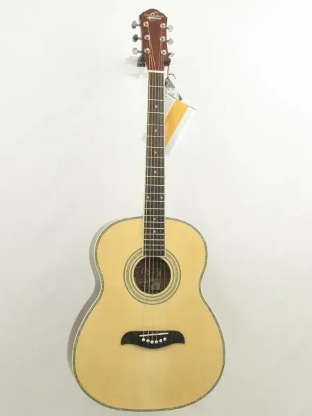 Oscar Schmidt Model OF2 - Natural Finish Steel String Acoustic Folk Size Guitar