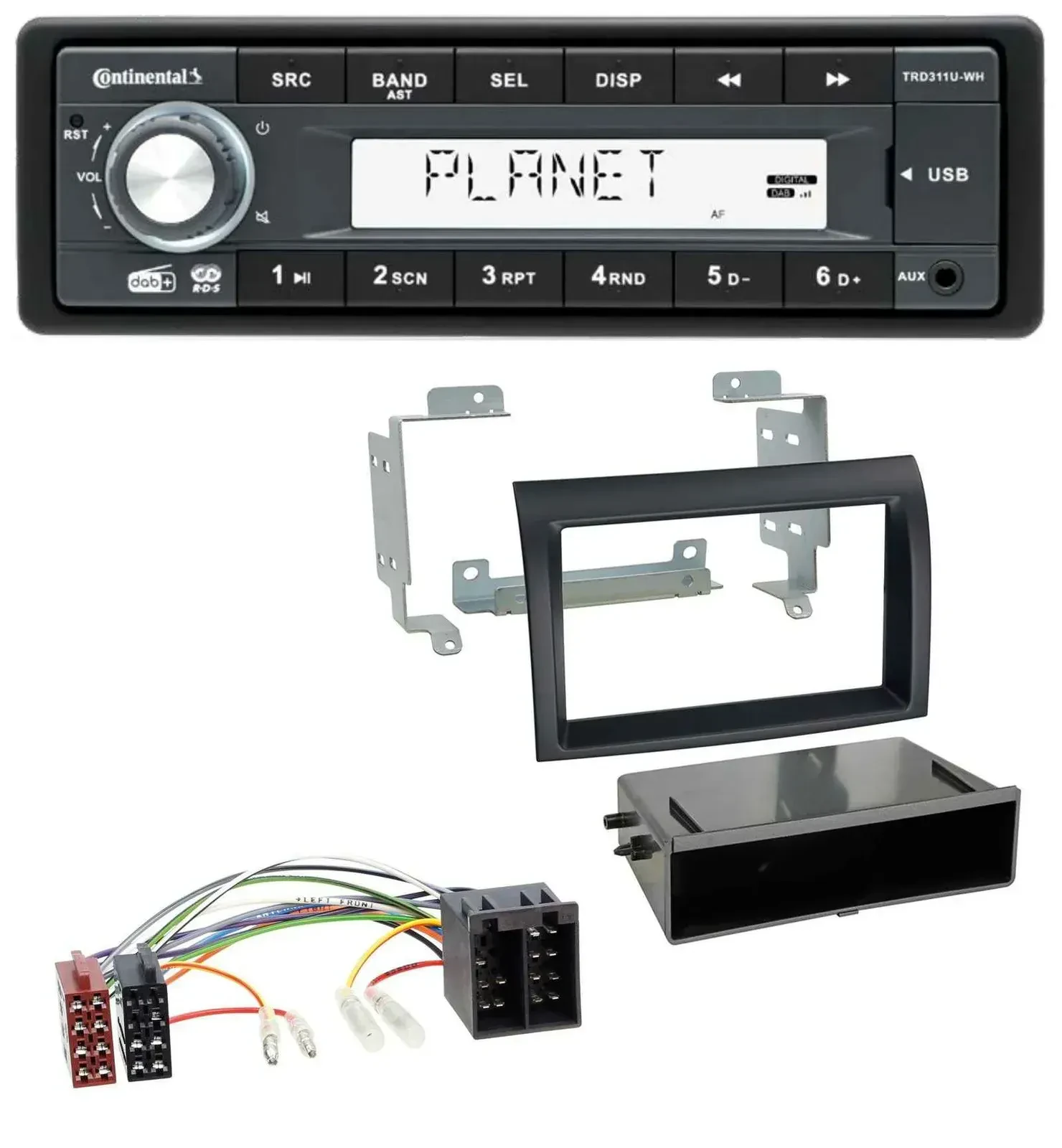 Continental MP3 AUX USB DAB 1DIN Autoradio für Citroen Jumper Fiat Ducato 06-11