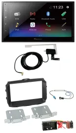 Pioneer DAB MP3 Bluetooth 2DIN USB Autoradio für Alfa Giulietta 940 Facelift ab